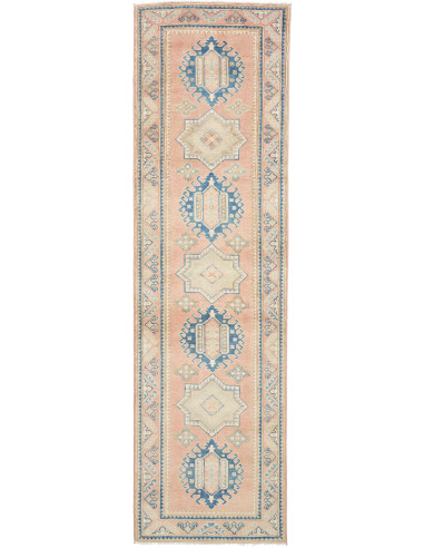 Rug Kazak Afghanistan 81x297 Muted Peach Dusty