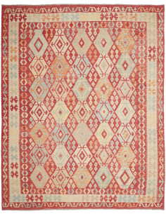 Tappeto Kilim Afghanistan 258x330 Rosso Terraco