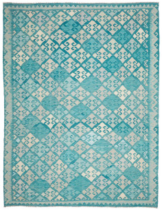 Tappeto Kilim Afghanistan 250x342 Turchese Azzu