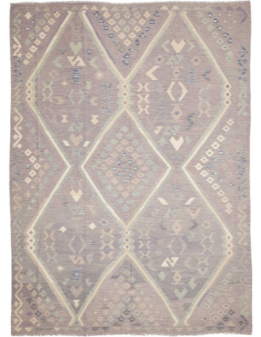 Tappeto Kilim Afghanistan 249x339 Lilla Grigias