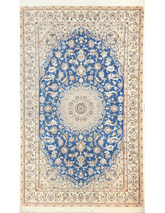 Nain 9la 150x235 Cm Nain 9la, Persia, Lana Cardata A Mano E