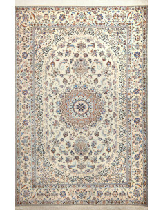 Nain 6la 150x231 Cm Nain 6la, Persia, Lana Cardata A Mano E