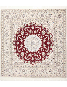 Nain 6la 157x157 Cm Nain 6la Persia Hand-carded Wool And