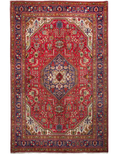 Tabriz 200x308 Cm Tabriz Persia Lana Cardata A Mano Cotone
