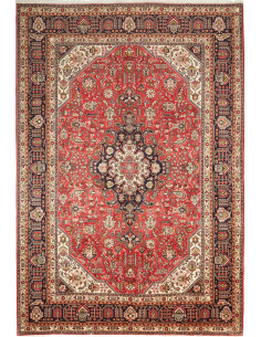 Tabriz 200x295 Cm Tabriz, Persia, Lana Cardata A Mano,