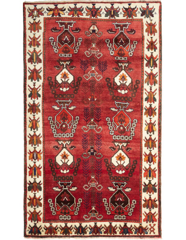 122x210 Cm Tappeto Tribale Kazak, Caucaso, Lana Su Lana,