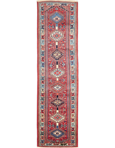 Yalameh 82x304 Cm Yalameh, Persia, Lana Cardata A Mano