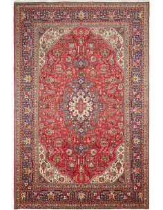 Tabriz 198x293 Cm Tabriz Persia Lana Cardata A Mano Cotone