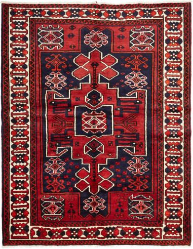 Lori 167x210 Cm Lori Persia Lana Cardata A Mano Cotone