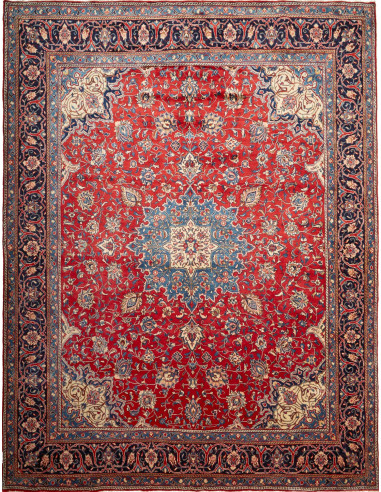 Sarough 306x395 Cm Sarough, Persia, Lana Cardata A Mano,