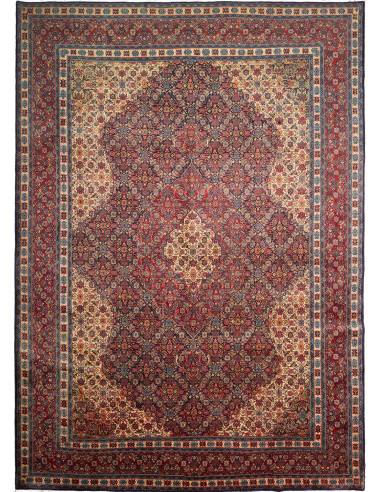 Sarough 247x350 Cm Sarough Persia Lana Cardata A Mano