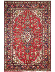 Tabriz 204x304 Cm Tabriz Persia Hand-carded Wool Cotton