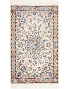 Nain 9la 60x98 Cm Nain 9la, Persia, Lana Cardata A Mano E