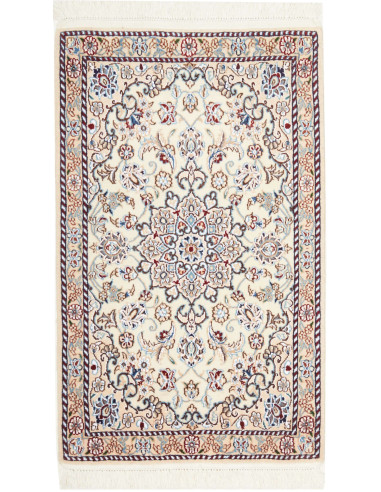 Nain 9la 60x98 Cm Nain 9la, Persia, Lana Cardata A Mano E
