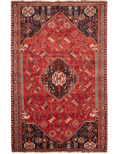160x255 Cm Tappeto Persiano Tribale, Persia, Lana (trama: