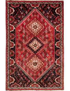 Shiraz 176x270 Cm Shiraz, Persia, Lana Cardata A Mano (trama