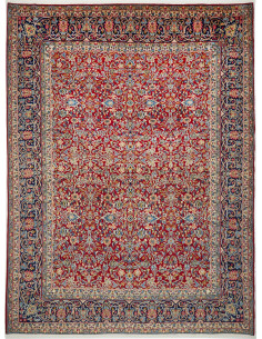 Kerman 258x350 Cm Kerman, Persia, Lana Cardata A Mano
