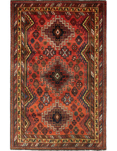 Shiraz 160x250 Cm Shiraz, Persia, Lana Cardata A Mano