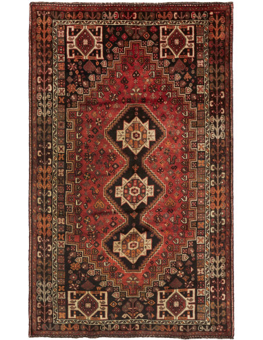 Shiraz 165x268 Cm Shiraz Persia Hand-carded Wool (warp: