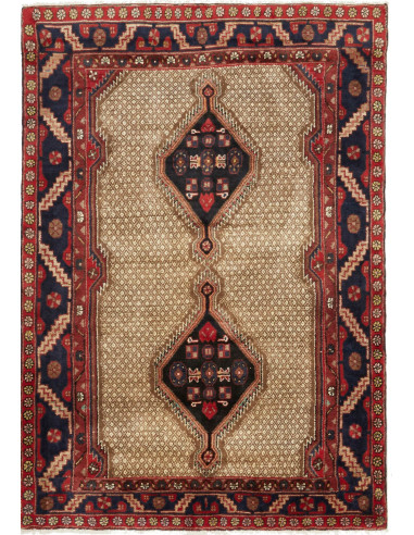 Hosseinabad 127x182 Cm Hosseinabad Persia, Lana Cardata A