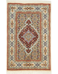 Moud 57x90 Cm Moud, Persia, Hand-carded Wool (warp: Cotton),