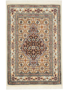 Moud 58x88 Cm Moud, Persia, Hand-carded Wool (warp: Cotton),
