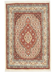 Moud 61x90 Cm Moud - Persia - Lana Cardata A Mano (ordito: