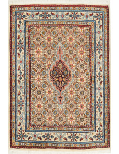 Moud 60x87 Cm Moud Persia Hand-carded Wool Cotton