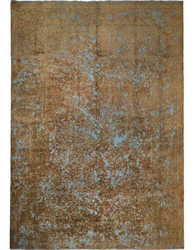 Vintage 284x405 Cm Vintage, Persia, Lana Cardata A Mano,