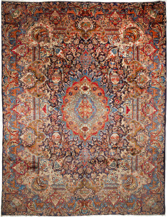 Kashamr Zirkhaki 300x394 Cm Kashamr Zirkhaki, Persia, Lana