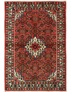 104x152 Cm Tappeto Tribale Persiano Annodato A Mano
