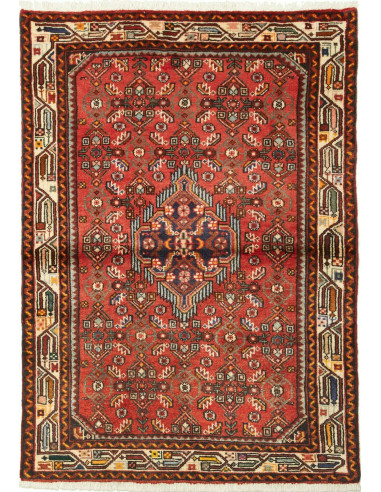 102x140 Cm Qashqai, Wool (warp: Wool)