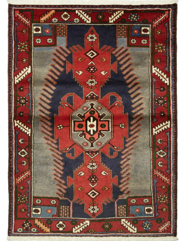 108x150 Cm Tribal Medallion Rug, Caucasian, Wool (warp: