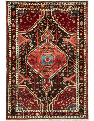 114x165 Cm Baluchi Iran Lana Cotone 200.000 Nodi/Mq 7mm
