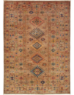 Kazak Fine 149x211 Cm Kazak Fine, Pakistan, Hand-carded Wool