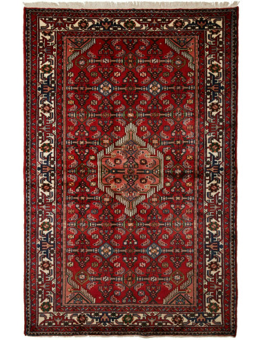 136x207 Cm Tappeto Persiano Nomade, Persia, Lana Su Cotone