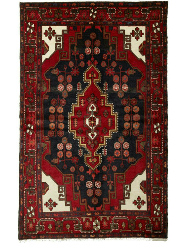 141x224 Cm Qashqai Persia Lana Su Lana Media Medio