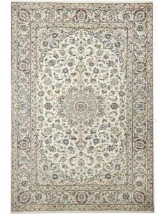 Kashan 200x293 Cm Kashan Persia Lana Cardata A Mano (ordito