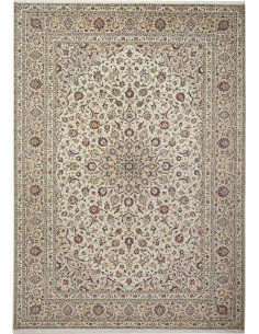 Kashan 240x340 Cm Kashan, Persia, Hand-carded Wool (warp: