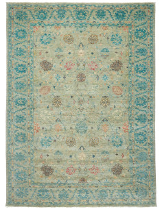Rug Ziegler Fine Pakistan 246x339 Teal Turquoise