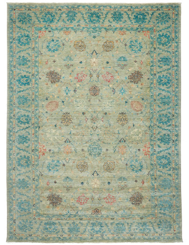 Tappeto Zigler Fine Pakistan 246x339 Verde Acqu