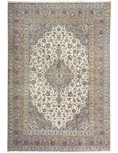 Kashan 207x300 Cm Kashan, Persia, Hand-spun Wool (warp: