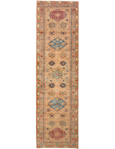Kazak Fine 83x296 Cm Kazak Fine, Pakistan, Hand-carded Wool