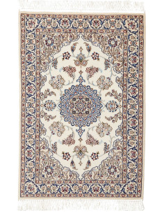 Nain 6la 62x93 Cm Nain 6la Persia Hand-carded Wool And Silk
