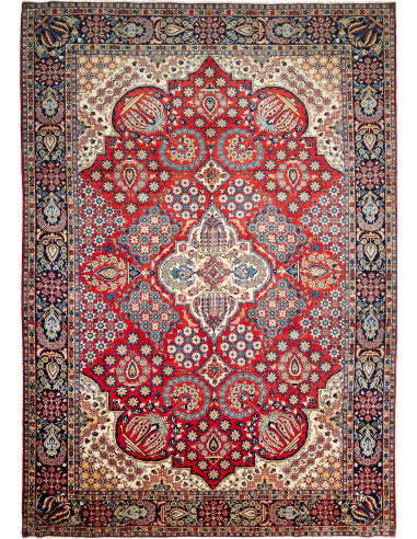 Tappeto Nadjafabad Persia 288x410 Rosso Cremisi