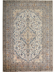 Kashan 246x350 Cm Kashan, Persia, Lana Cardata A Mano