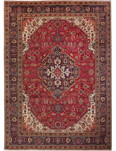 Tabriz 248x343 Cm Tabriz Persia Lana Cardata A Mano Cotone