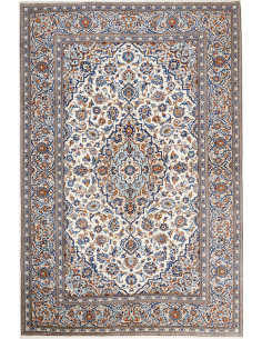 Kashan 200x303 Cm Kashan Persia Lana Cardata A Mano (ordito: