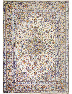 Kashan 257x363 Cm Kashan Persia Hand-carded Wool (warp: