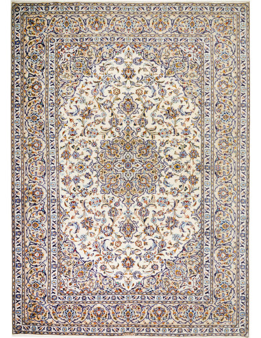 Kashan 257x363 Cm Kashan Persia Hand-carded Wool (warp: